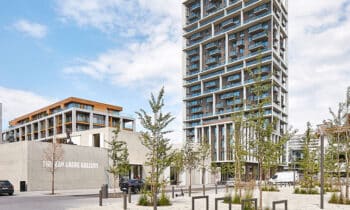 Scheldezicht on Nieuw Zuid in Antwerp. Photography: SNfoto - Builder: Triple Living Architects: C.F.Møller i.s.m. BRUT