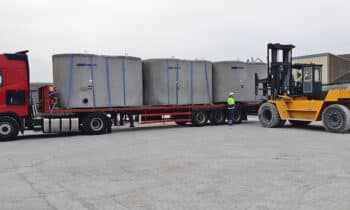 2x20000liter oplegger heftruck 18Ton 1