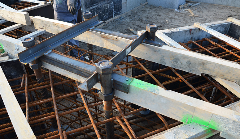 Prefab betonkolommen - schoorvrij gemonteerd! kopiëren