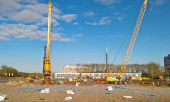 rivm utrecht boorpalen 20m diameter en op de voorgrond de inje kopieren