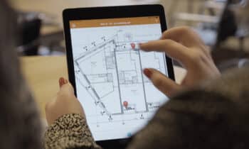 Foto Pro4all Bouwtekening op een tablet