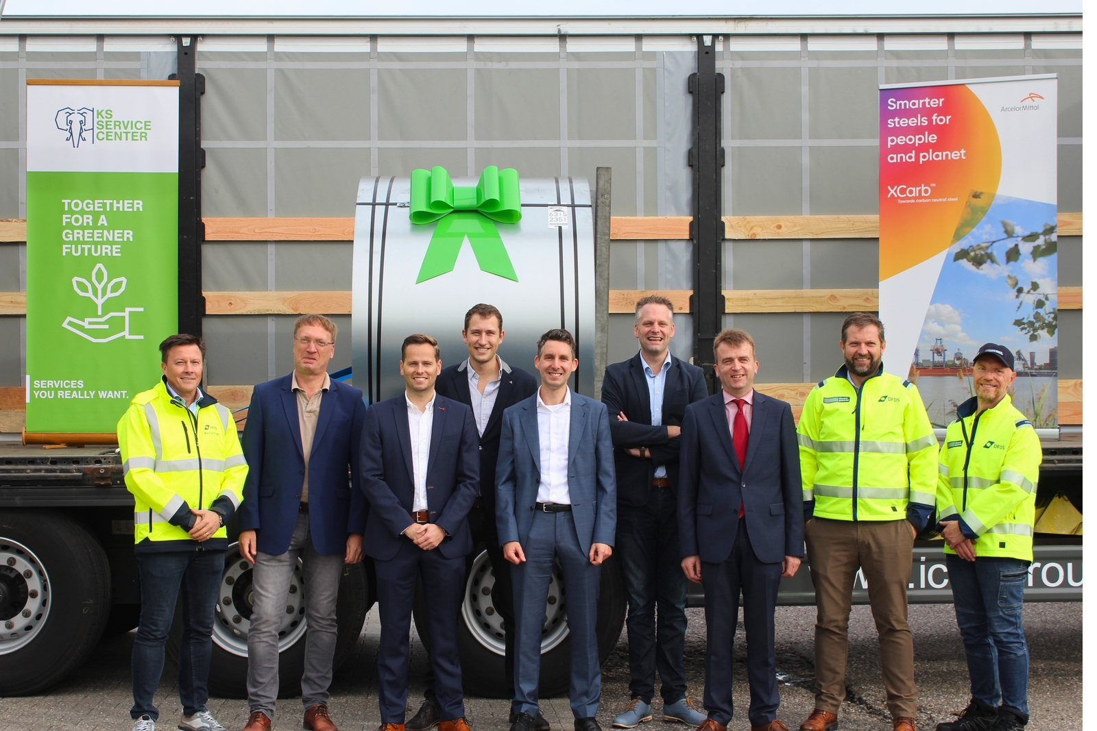 KS Service Centre erhält die ersten 120 Tonnen nachhaltigen Stahls 6