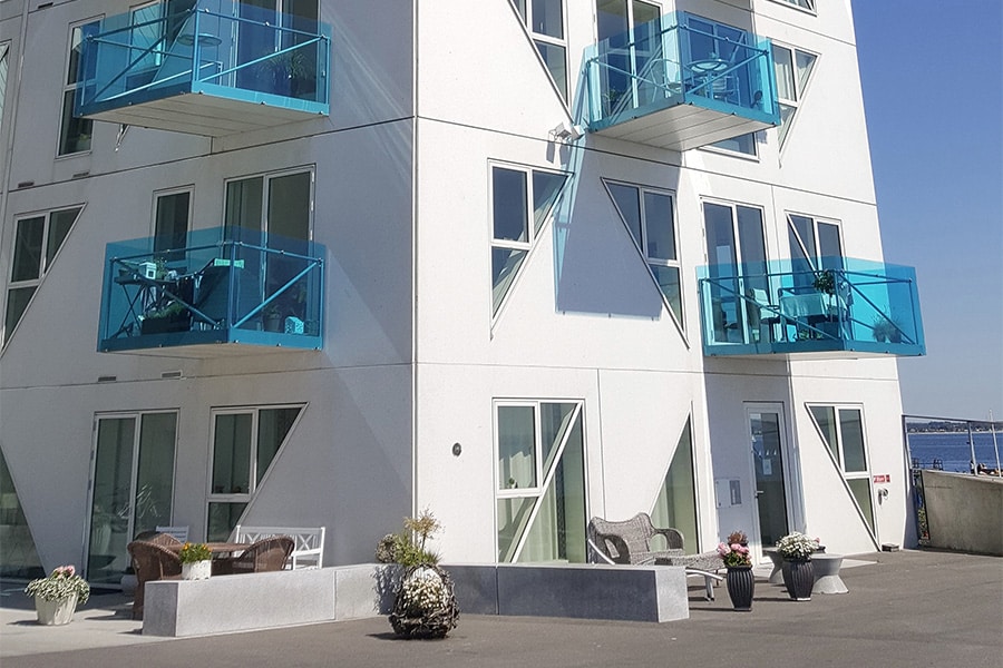 Pic. 7. The outermost building facing the sea