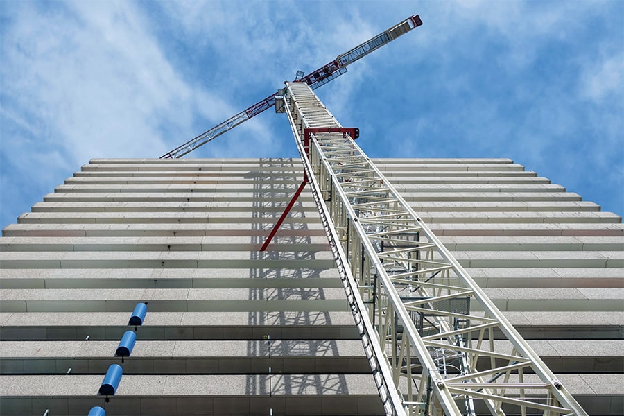 00051960003 Dutch office building with working crane