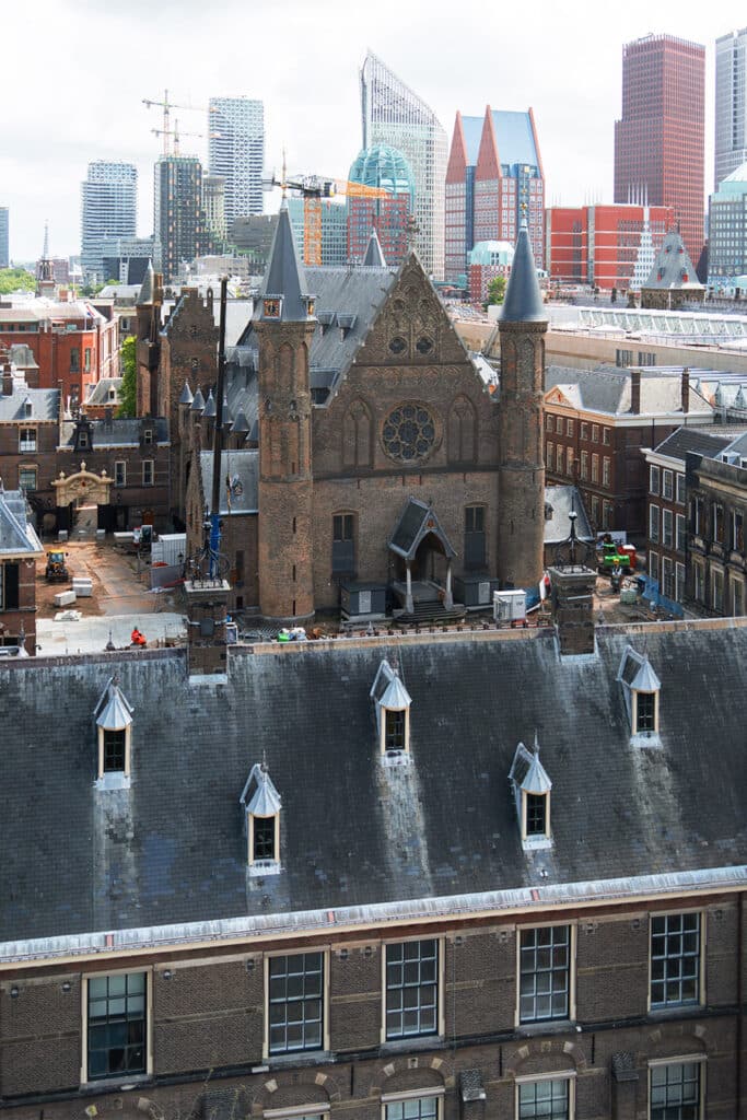 Circulaire uitkijktoren geeft bewoners iets terug tijdens renovatie Binnenhof  4