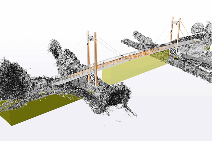 Lamgat bridge: circular prefabricated project with 82% reclaimed steel 1