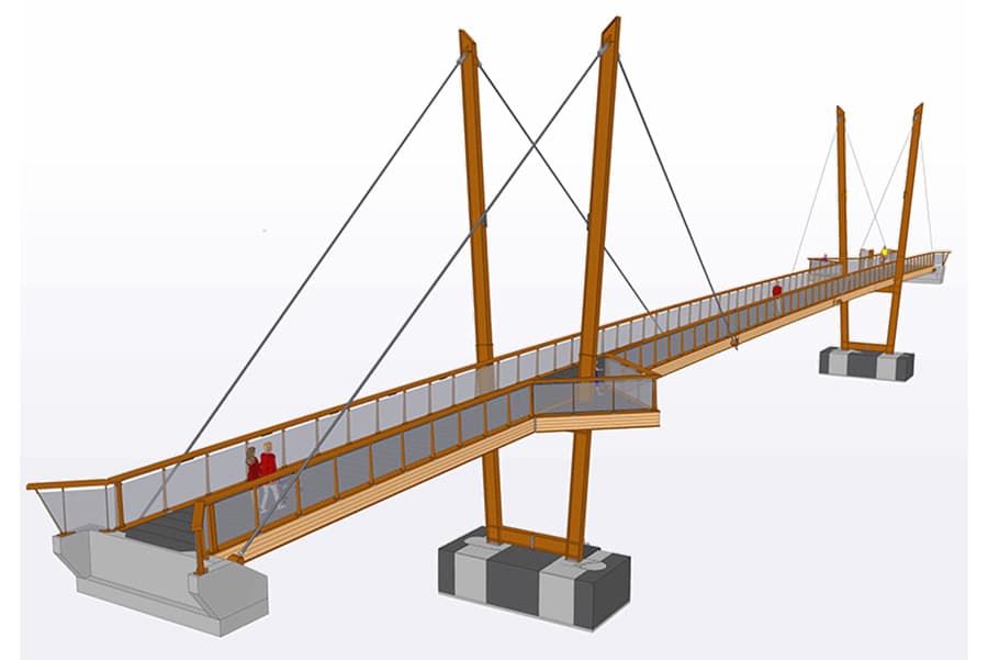 Lamgat bridge: circular prefabricated project with 82% reclaimed steel 2