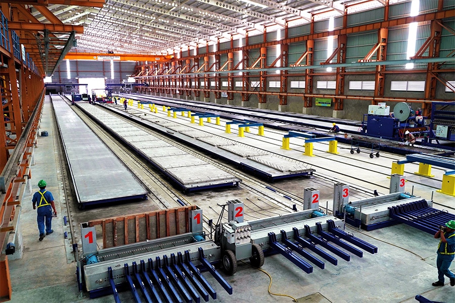 Leader in solutions for prestressed concrete elements 6