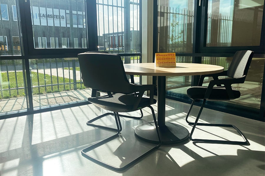 Kuster Concrete Polish liefert runden Boden für CityHub 1