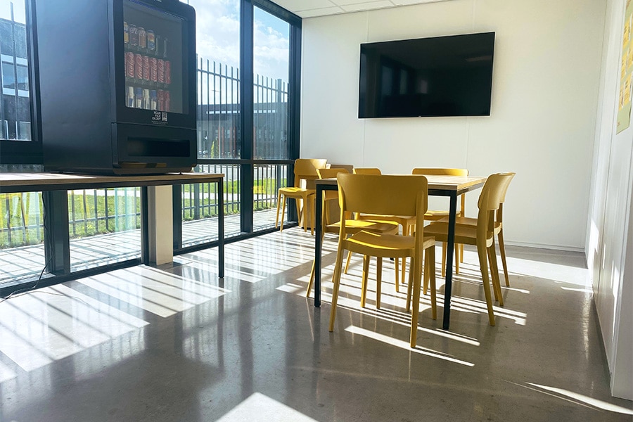 Kuster Concrete Polish liefert runden Boden für CityHub 2