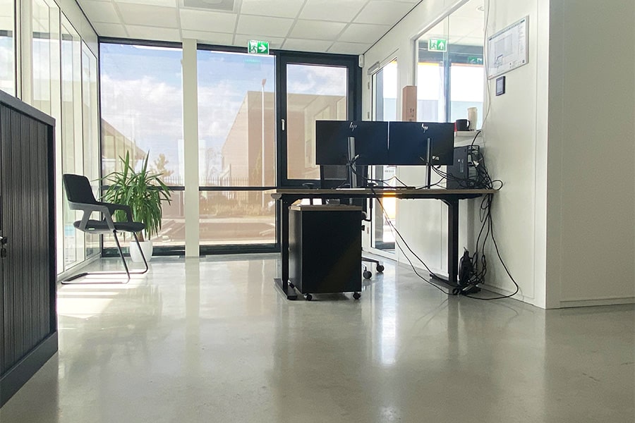 Kuster Betonpolish levert circulaire vloer voor CityHub  2