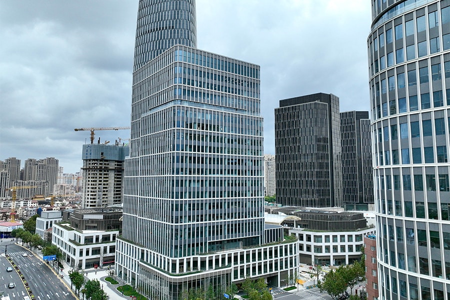 Een expressieve gevel in Shanghai 2