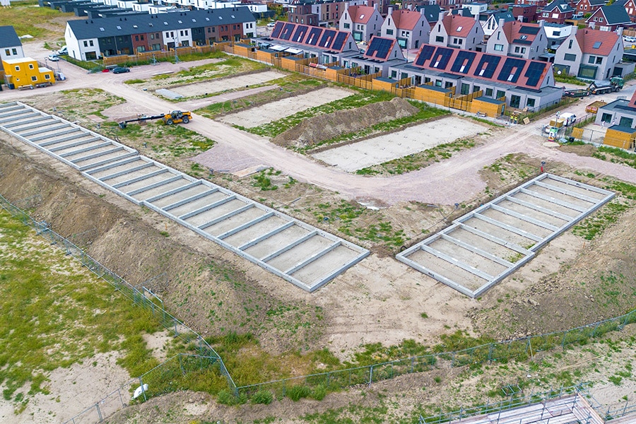 Prefab funderingsbalken versnellen realisatie The One in Terneuzen 6