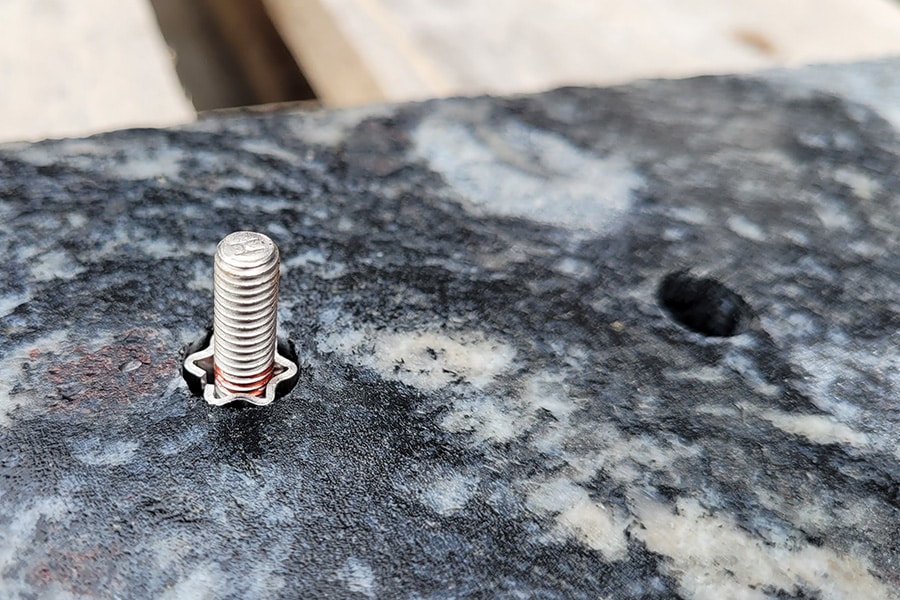 ‘The entire facade is attached to the building using our techniques.’ 5