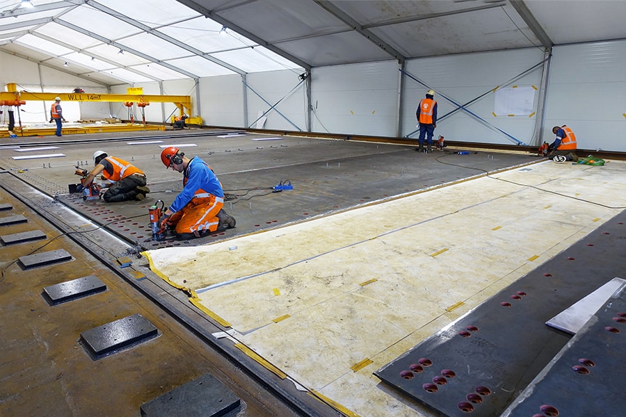 Innovatieve versterking van de Suurhoffbrug 2