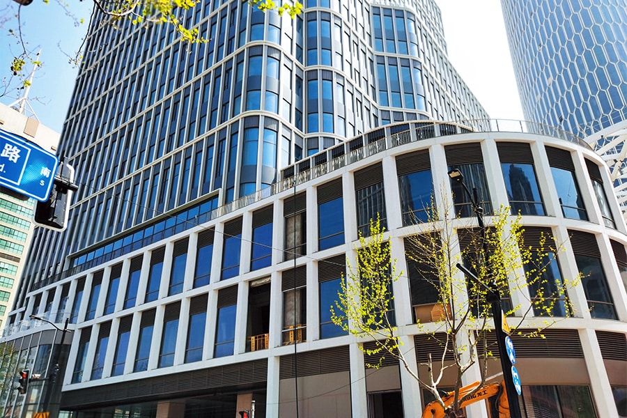 Een expressieve gevel in Shanghai 3