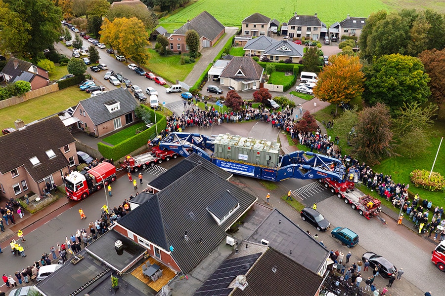 Uitdagingen bij transport transformatoren in Groningen 3