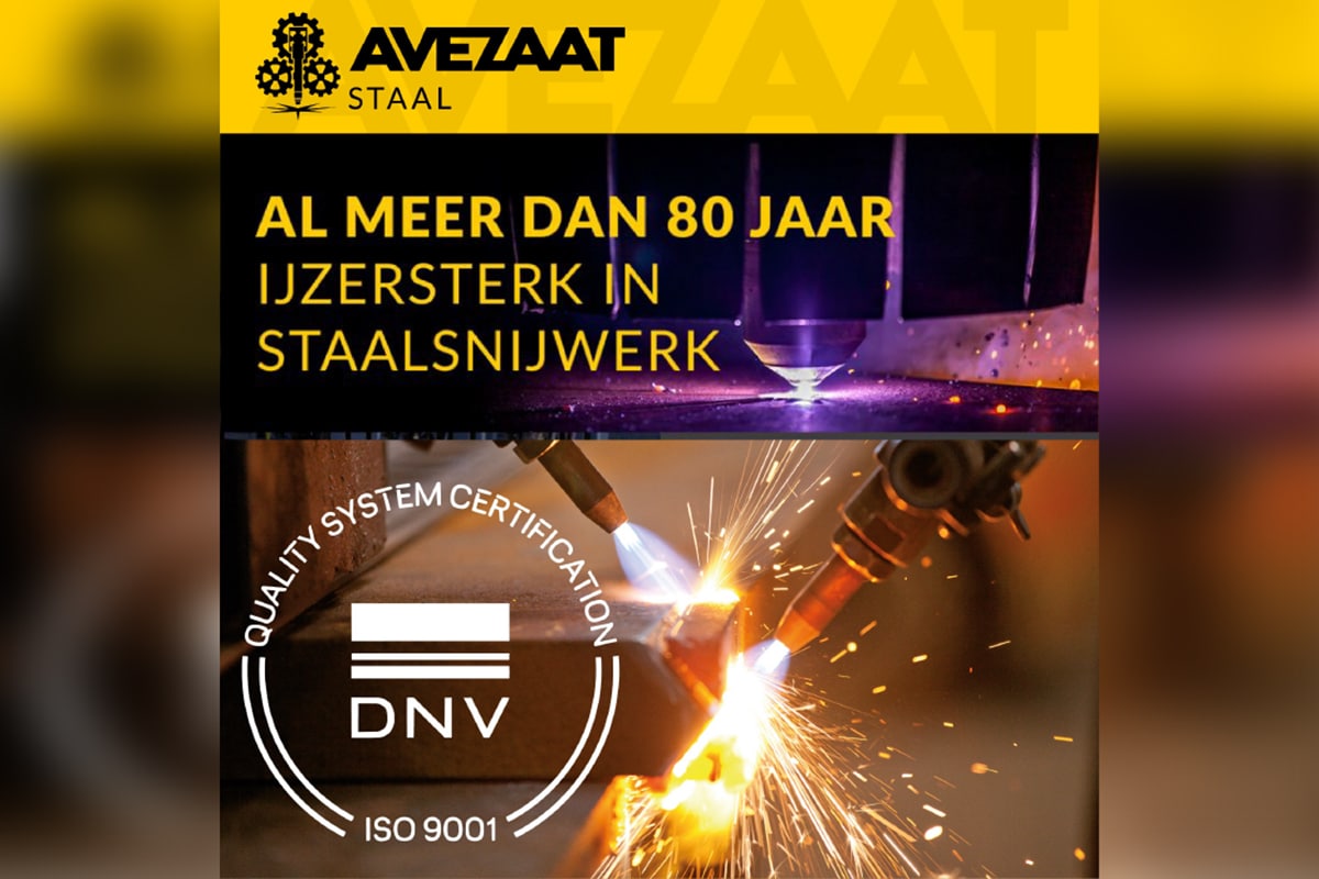 Avezaat Staal again ISO 9001:2015 certified 4