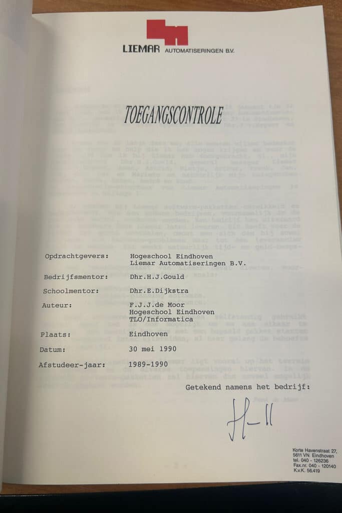 Liemar 40 Jahre: vom ersten bis zum zehnten Jahr 3