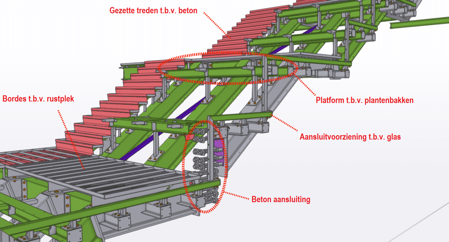 900,000 pounds of steel as foundation for new ING headquarters 1