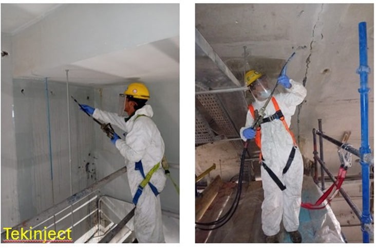 Injections and other techniques for waterproofing concrete structures 4