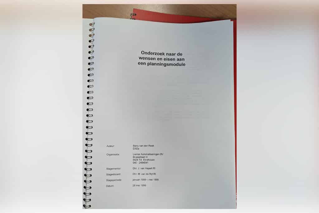 Liemar 40 jaar: het elfde tot en met het twintigste jaar 1