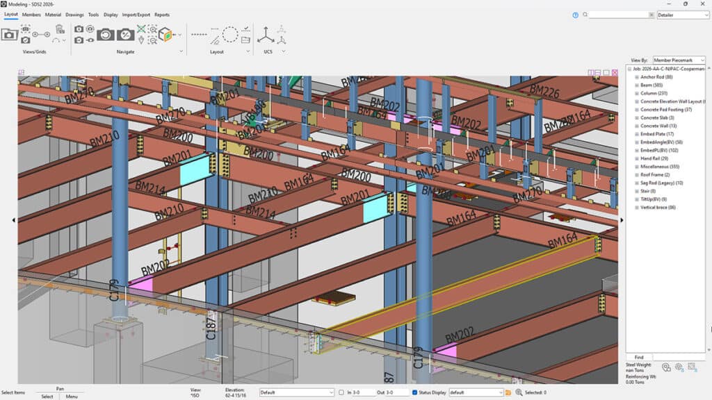 Hoe automatisering en interoperabiliteit de staalconstructie transformeren: wat is er nieuw in SDS2 2026 1