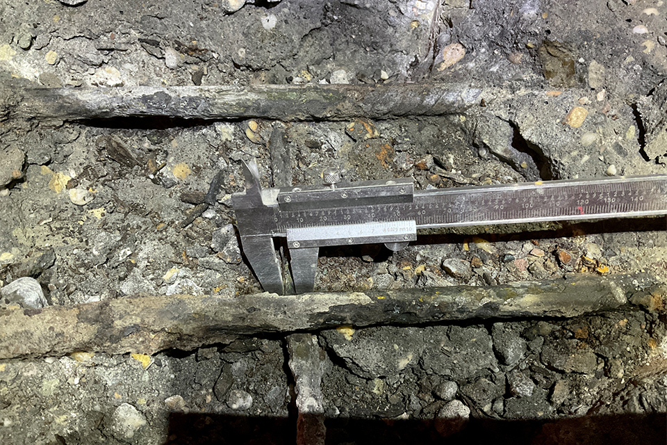 Fortgeschrittene Anwendung der Radarmessung bei bestehenden Betonkonstruktionen 1