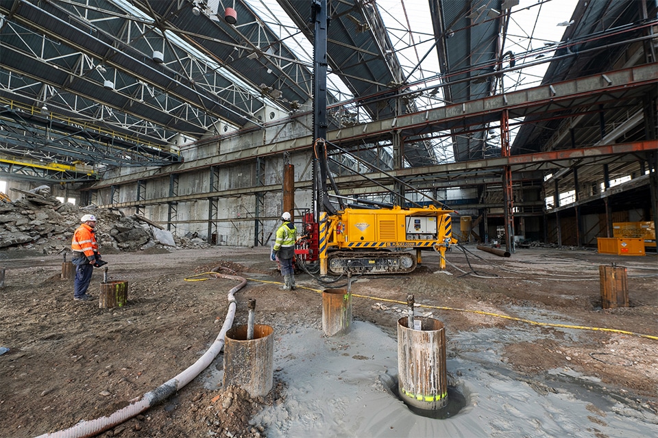 Duurzame funderingstechnieken bij herontwikkeling Machinefabriek Vlissingen 1